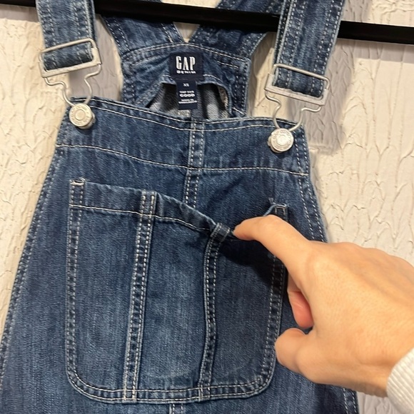 GAP For Good medium wash denim overalls size XS - Picture 8 of 10